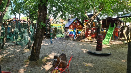 Foto vom Bauspielplatz